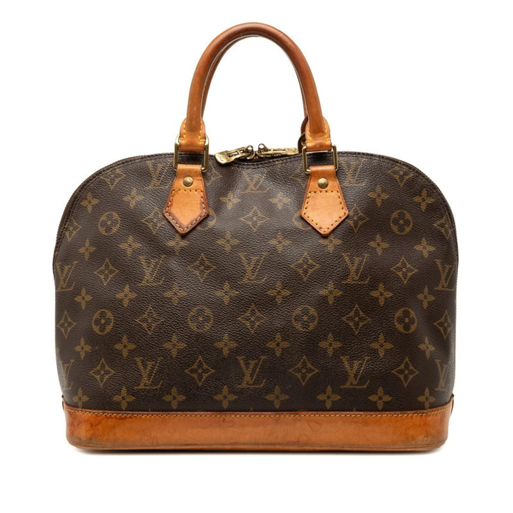 Louis Vuitton Monogram Alma handbag brown leather